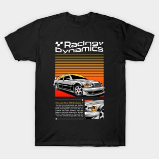 Retro Evo 2 190 E Car T-Shirt